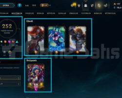 653 LEVEL / 252 SKİN / 170 HERO +MAİL +6400 SATIŞ