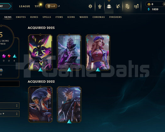 EUW Unranked | 5 Kostüm - 49 Hero | LoL Hesap