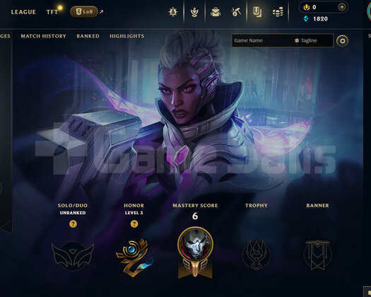 EUW Unranked | 5 Kostüm - 49 Hero | LoL Hesap
