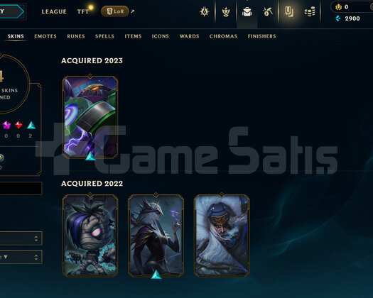 EUW Unranked | 4 Kostüm - 34 Hero | LoL Hesap