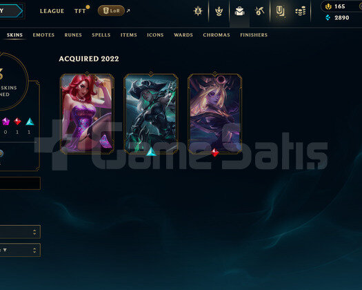 EUW Unranked | 3 Kostüm - 32 Hero | LoL Hesap
