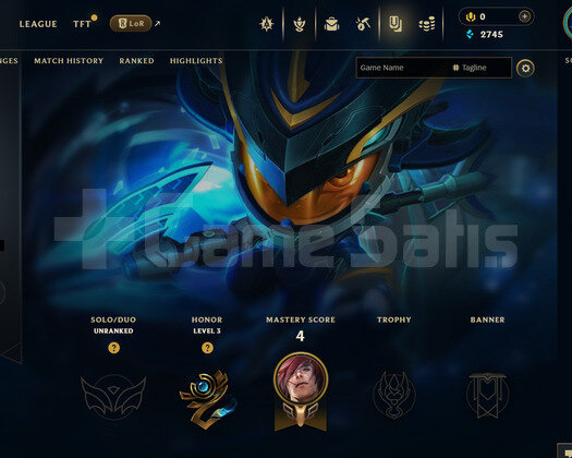 EUW Unranked | 1 Kostüm - 24 Hero | LoL Hesap