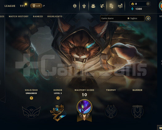 EUW Unranked | 1 Kostüm - 31 Hero | LoL Hesap