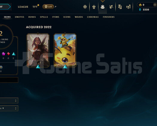 TR Unranked | 2 Kostüm - 27 Hero | LoL Hesap