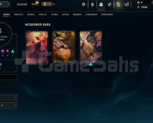 TR Unranked | 3 Kostüm - 27 Hero | LoL Hesap
