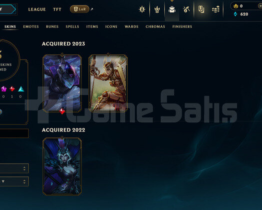 TR Unranked | 3 Kostüm - 45 Hero | LoL Hesap