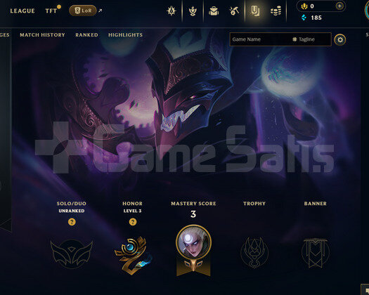 TR Unranked | 1 Kostüm - 17 Hero | LoL Hesap