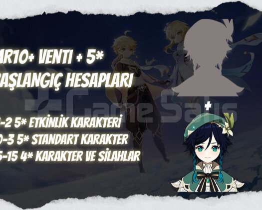 EU | MR10+ Venti + 5* - Başlangıç Hesapları