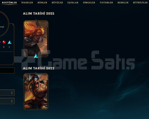 TR Unranked | 2 Kostüm - 25 Hero | LoL