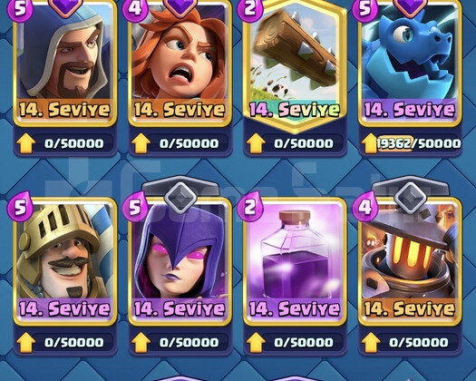 51 LVL & 35 MAX KART | 9 EVRİM - 9766 KUPA