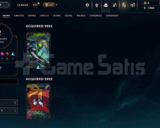 EUW Unranked | 2 Kostüm - 22 Hero | LoL Hesap