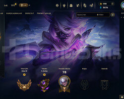 33 lvl Gold3 EFSANE HESAP