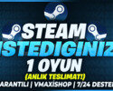 İSTEDİĞİNİZ 1 OYUN STEAM + GARANTİ