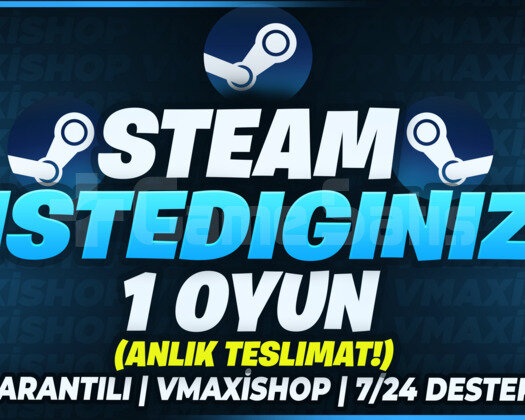 İSTEDİĞİNİZ 1 OYUN STEAM + GARANTİ