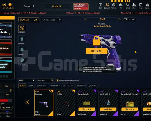 Sınırsız Karambit + İkili Bombalı Zula Hesabı