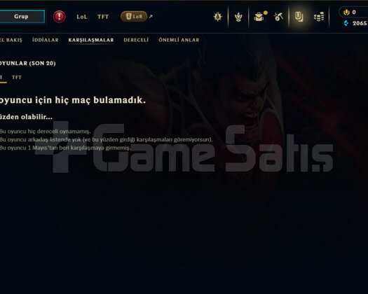 DERECELİ HAZIR / 2021 KURULUM / UNRANKED
