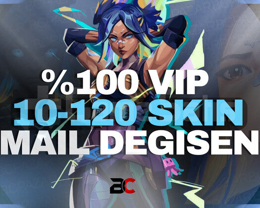 Mail Değişen 10-120 Skin Random Hesap
