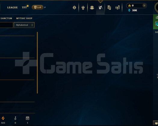 LOL 30 LVL DERECESİZ HESAP SATIŞI