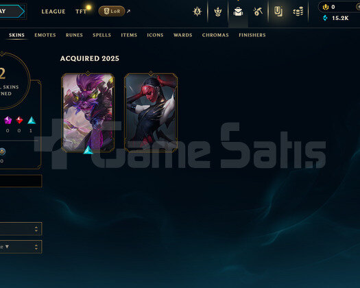 EUW Silver 3 | 2 Kostüm - 15K Mö | LoL Hesap
