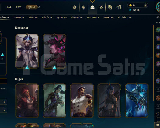 EUW 34 LEVEL DEMİR 4 MAİLLİ 11 SKİNLİ FRESH HESAP!