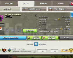 EVDEN ATILDIM 13 SEVİYE KRİSTAL 3 LİG KLAN