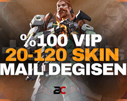 Mail Değişen 20-120 Skin Random Hesap