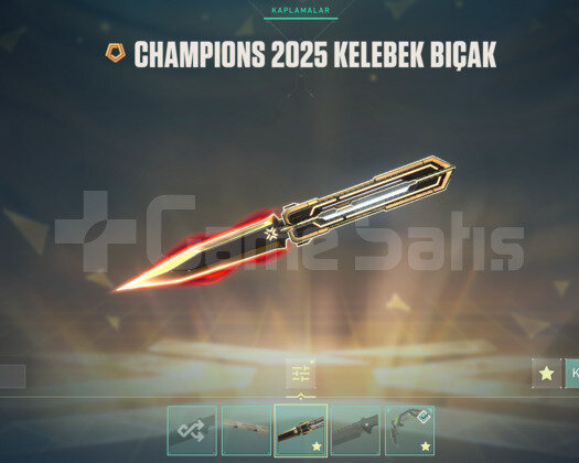 RGX KARAMBİT CHAMPIONS 2025 KELEBEK VANDAL SHERIFF