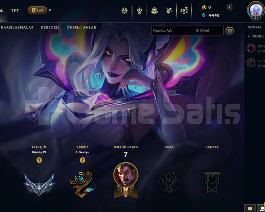EUW SİLVER 4 / 3 KOSTÜM
