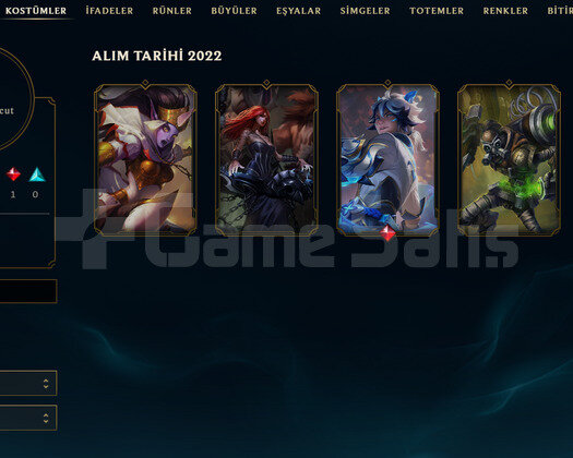 TR Unranked | 4 Kostüm - 31 Hero | LoL