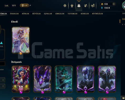 EUW | 430 KOSTÜM 156K ÖZ 960 LVL EFSANE MAİL HESAP