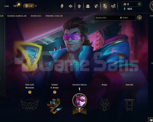 TR Unranked | 3 Kostüm - 24 Hero | LoL Hesap