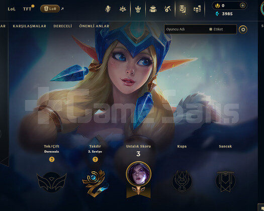 TR Unranked | 2 Kostüm - 23 Hero | LoL Hesap