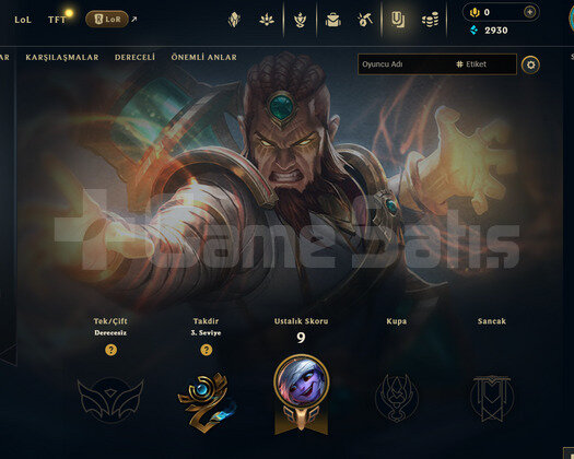 TR Unranked | 2 Kostüm - 21 Hero | LoL Hesap
