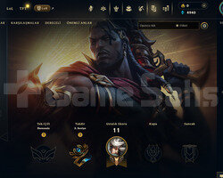 TR Unranked | 3 Kostüm - 24 Hero | LoL Hesap