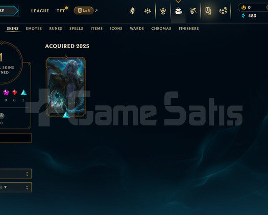 TR Unranked | 1 Kostüm - 25 Hero | LoL Hesap