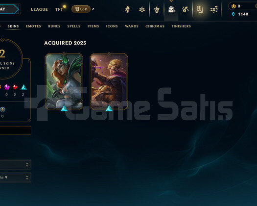 TR Unranked | 2 Kostüm - 17 Hero | LoL Hesap