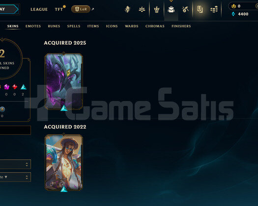 TR Unranked | 2 Kostüm - 25 Hero | LoL Hesap