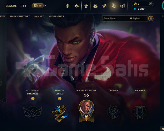 TR Unranked | 1 Kostüm - 21 Hero | LoL Hesap