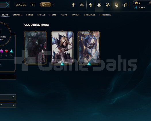TR Unranked | 3 Kostüm - 26 Hero | LoL Hesap