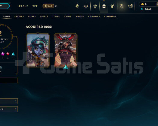 TR Unranked | 2 Kostüm - 23 Hero | LoL Hesap
