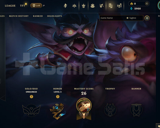 TR Unranked | 4 Kostüm - 31 Hero | LoL Hesap