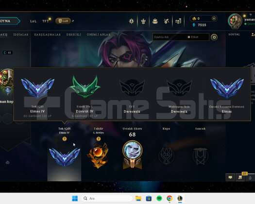 TR DİA 4 AZ MAÇLI YÜKSEK MMR 60 wr yakın İLK MAİLL