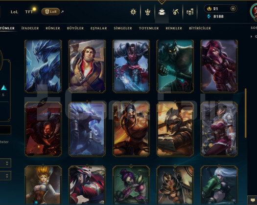 TR | 40 SKİN | UNRANKED |