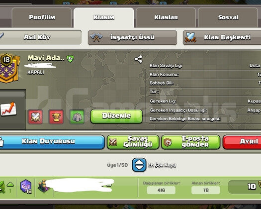 18 Seviye Klan