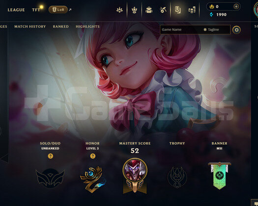 TR Unranked | 5 Kostüm - 33 Hero | LoL Hesap