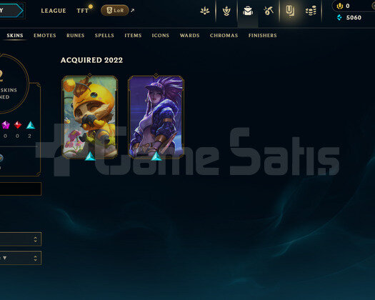 TR Unranked | 2 Kostüm - 24 Hero | LoL Hesap
