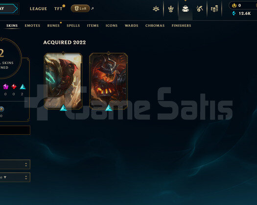 TR Unranked | 2 Kostüm - 26 Hero | LoL Hesap