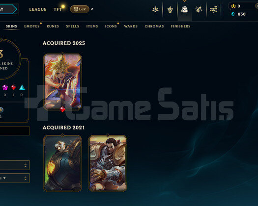 EUW Unranked | 3 Kostüm - 32 Hero | LoL Hesap