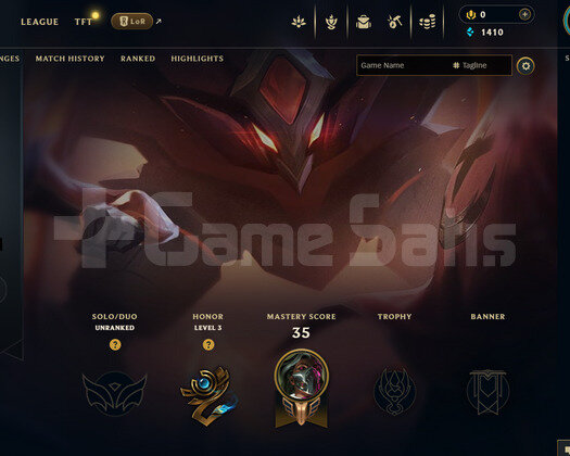 EUW Unranked | 3 Kostüm - 40 Hero | LoL Hesap