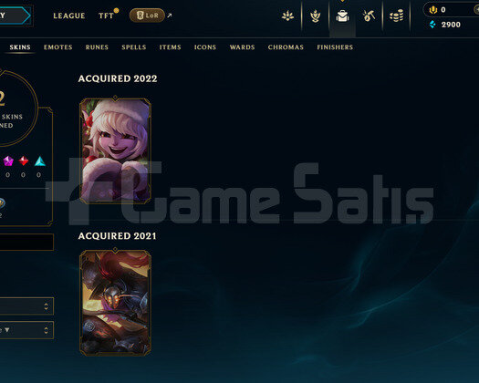 EUW Unranked | 2 Kostüm - 40 Hero | LoL Hesap